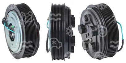 spojka pro kompresor VALEO, TM31, 156 mm, 24V, poly V8